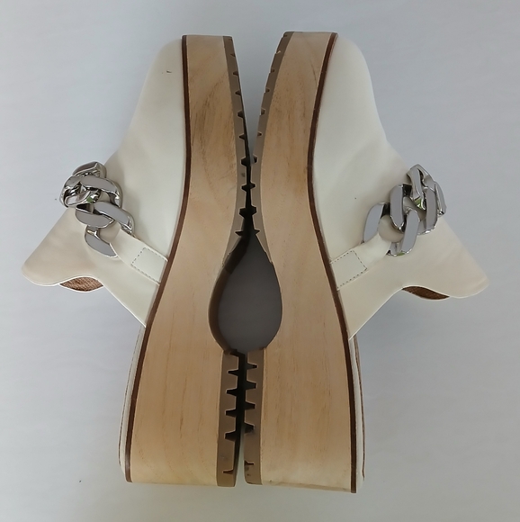 Kelsi Dagger Brooklyn Cream Leather Mules – Size 10 – New Without Box - Picture 11 of 12